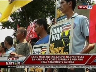 SONA: Oral arguments kaugnay sa EDCA, sinimulan na ng Korte Suprema