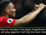 Martial will start against Wigan - Mourinho