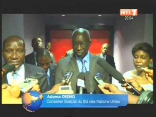 Le 1er Ministre Duncan s`est entretenu avec Adama Dieng, conseiller spécial du SG des Nations Unies