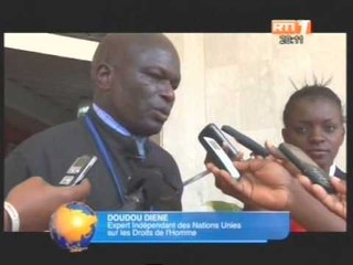 Youssouf Bakayoko, président de la CEI et Doudou Diene, expert indépendant de l'ONU ont échangé