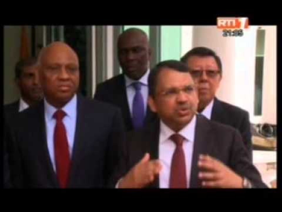 Primature/ Le 1er Ministre a reçu tour à tour les  responsables du groupe OLAM ,UBA et la BAD .