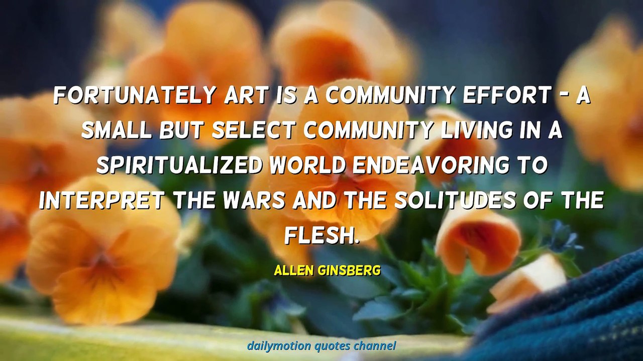 Allen Ginsberg Quotes