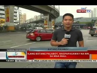 BT: Ilang batang palaboy, nagpapasaway na rin sa mga mall