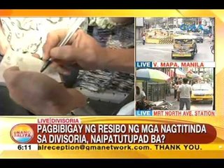 UB: Pagbibigay ng resibo ng mga nagtitinda sa Divisoria, naipatutupad ba?