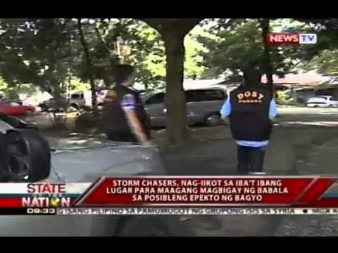 Storm chasers, nag-iikot sa iba't ibang lugar para maagang magbigay ng babala