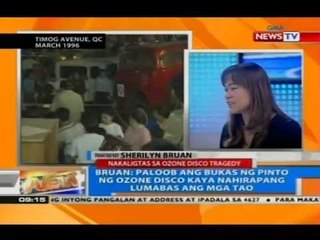 NTG: Panayam kay Sherilyn Bruan, nakaligtas sa Ozone Disco tragedy