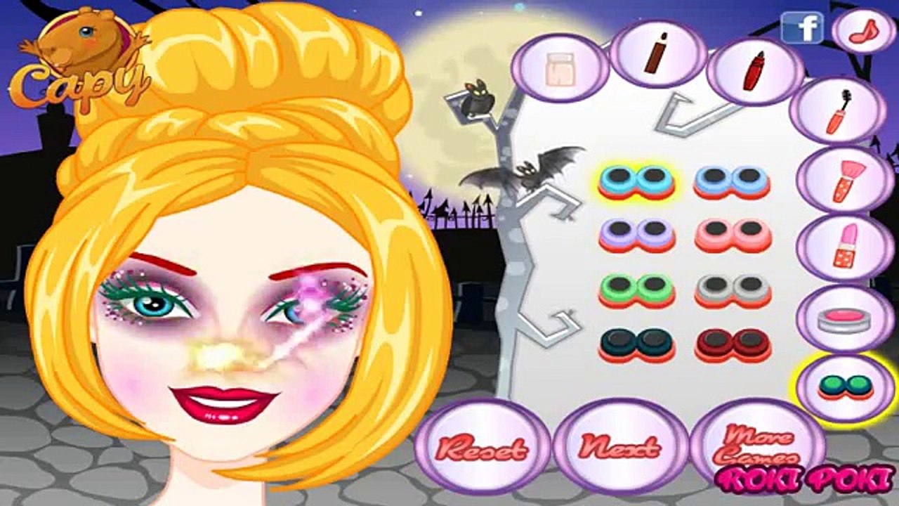 BARBIE EN HALLOWEEN DISFRAZ PRINCESA DISNEY ZOMBIE! - BARBIES ZOMBIE DISNEY PRINCESS ZOMBIE!