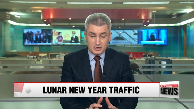 Hundreds of thousands of vehicles leave Seoul on Day 1 of Lunar New Year holiday