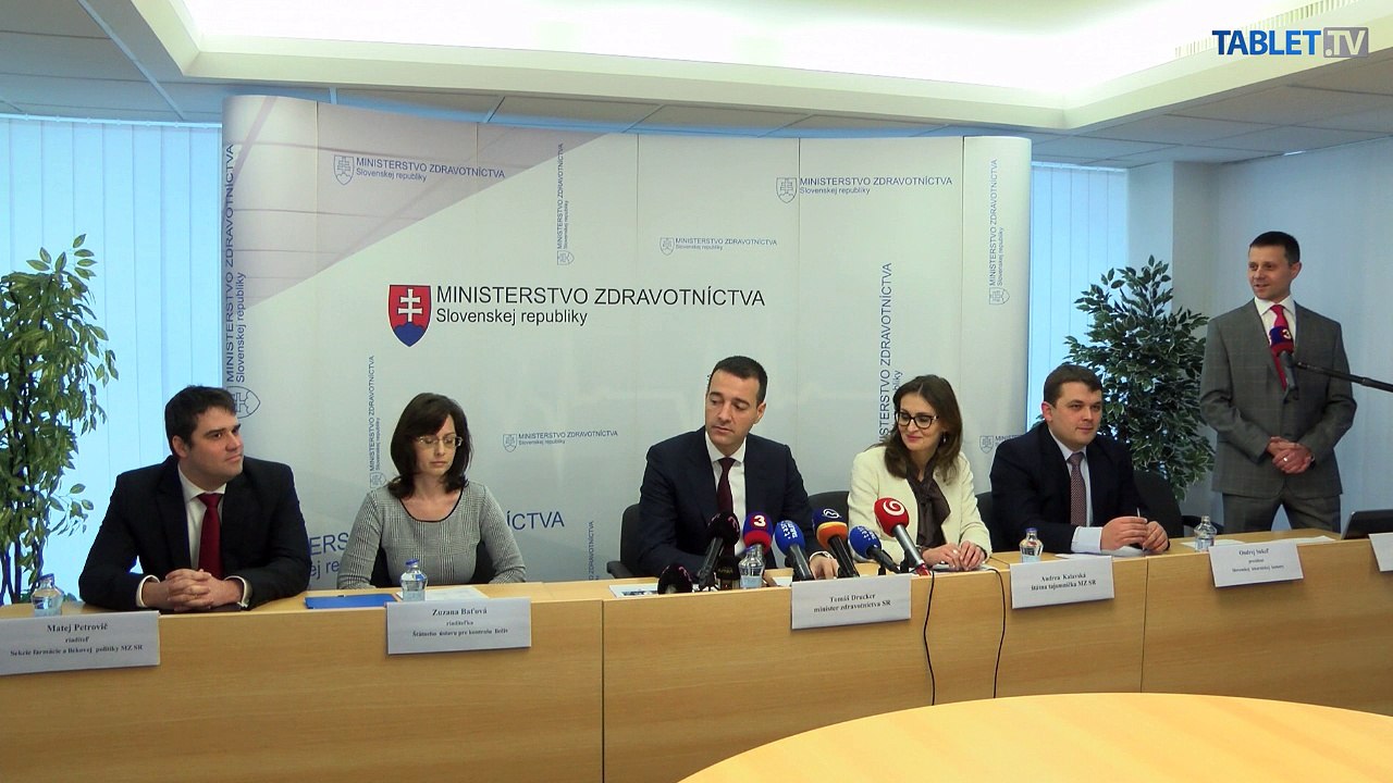 ZÁZNAM: Minister zdravotníctva o dostupnosti liekov