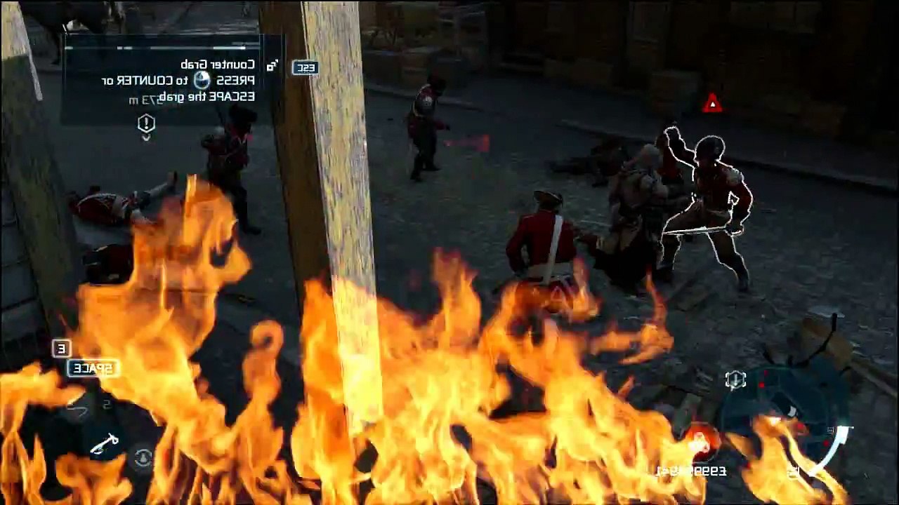 Assassin's Creed III | Awesome kills/fights