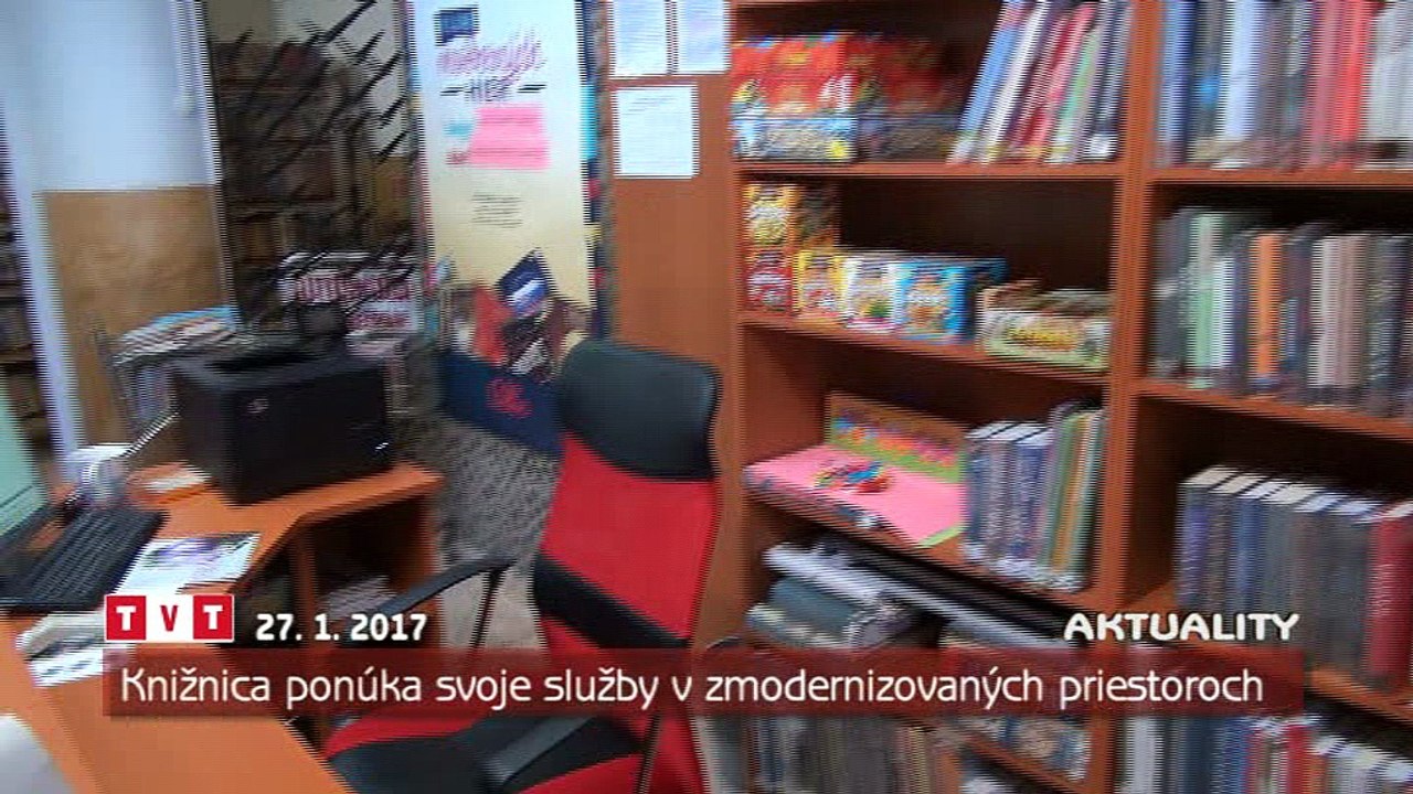 Knižnica ponúka svoje služby v zmodernizovaných priestoroch