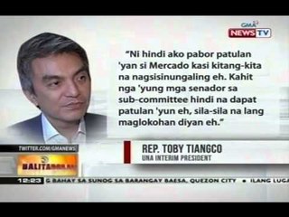 Dating Makati Vice Mayor Ernesto Mercado, hinahamon si VP Binay sa debate