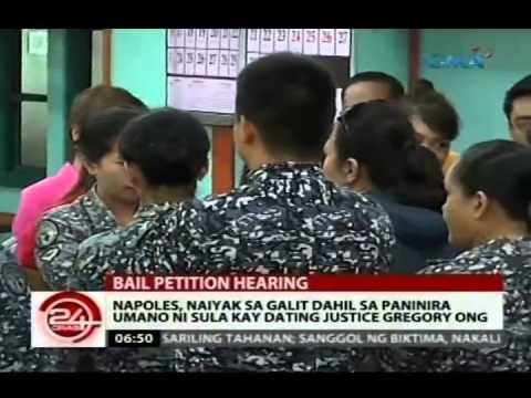 24Oras: Napoles, naiyak sa galit dahil sa paninira umano ni Sula kay dating Justice Gregory Ong