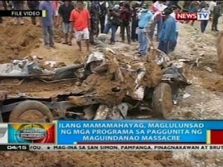 Ilang mamamahayag, maglulunsad ng mga programa sa paggunita ng Maguindanao Massacre