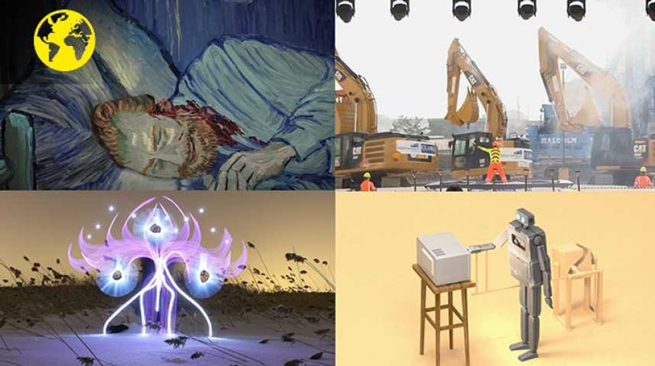 L'œil de Courrier. Photographie, peinture et tractopelles : les vidéos de la semaine