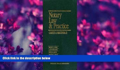 DOWNLOAD [PDF] Notary Law   Practice: Cases   Materials Michael Closen Trial Ebook