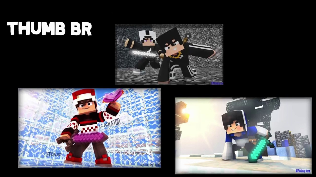 MEGA SORTEIO - Minecraft Original, Intro Animada, Cartoon ,Banner,Capa Da Minecon