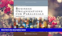 READ book Business Organizations for Paralegals (Aspen College) Deborah E. Bouchoux Trial Ebook