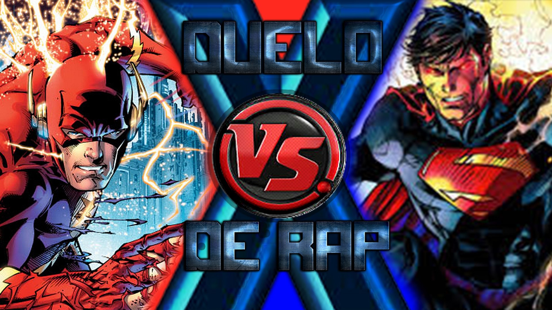 RAP DO FLASH (The Flash) VS. SUPERMAN (Liga da Justiça) | DUELO DE RAP