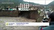 Hotel collapses into river on camera after Peru mudslide