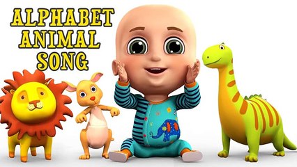 Alphabet Animal Song | ABC Song for Kids | Nursery Rhymes from Jugnu kids