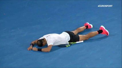 2017 AO SF R. Nadal vs. G. Dimitrov (Highlights&On-court interview)