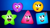 Finger Family (Shapes Song) Nursery Rhymes | Finger Family Shapes Rhymes for Children in 3D