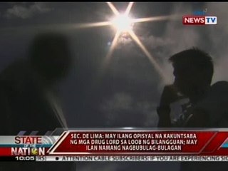 SONA: Bentahan ng iligal na droga sa loob ng Bilibid, pinatotohanan ng isang prison guard