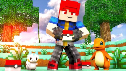 Minecraft: POKEMON X Y #2 - CAPTUREI MEU PRIMEIRO POKEMON!!