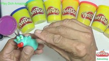 How To Make OGGY from Oggy And The Cockroaches Cartoons - Play Doh Video For Children
