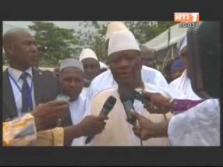 Tabaski 2013: Le chef de l'Etat a effectué la prière de l'Aid El Kebir à la Mosquée de la Riviera
