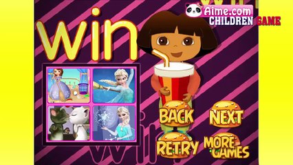 Bets Baby Game For Kids ♥ Baby Game To Play ♥ Dora Love Hamburger