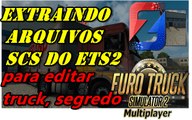Aprenda como extrair caminhões  originais do ETS2 para EDITAR NO ZMODELER3