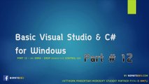[Visual Studio & C#] Part12 - การลากวาง(Drag&Drop) Control (ต่อ)