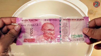 Best Indian Currency Ever- 2000 Rs Note- 5 CRAZY TORTURE TEST  - Waterproof Fire ProofColor Fade
