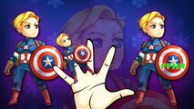 Caption America Finger Family Rhymes | Captain America Finger Family Nursery Rhymes For Children