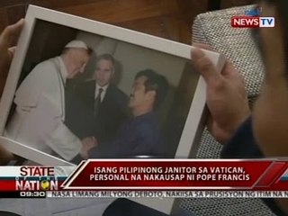 SONA: 1 Pilipinong janitor sa Vatican, personal na nakausap si Pope Francis