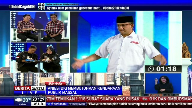 Nobar Debat Cagub DKI #3