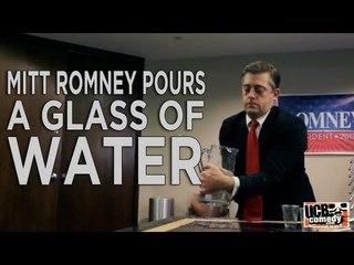 Mitt Romney Pours a Glass of Water: a PARODY by UCB's The Punch