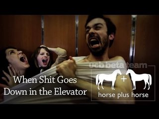 When Shit Goes Down in the Elevator: a SKETCH by UCB's Horse + Horse