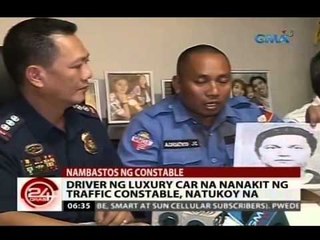 24Oras: Driver ng luxury car na nanakit ng traffic constable, natukoy na