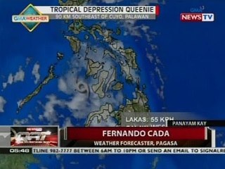 Bagyong Queenie, inaasahang nasa labas na ng PAR bukas ng gabi