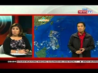 Download Video: SONA: Weather update as of 9:19 p.m. (November 27, 2014)