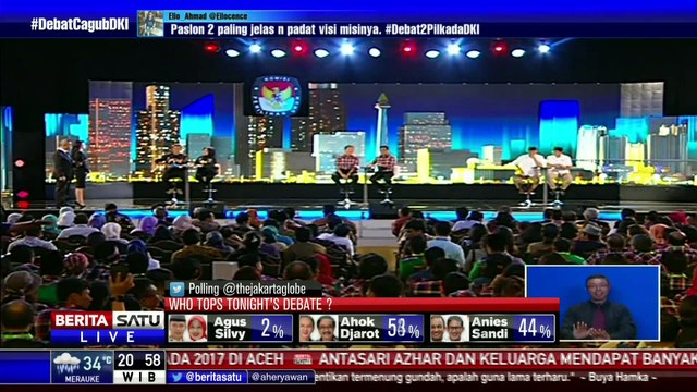 Nobar Debat Cagub DKI #4