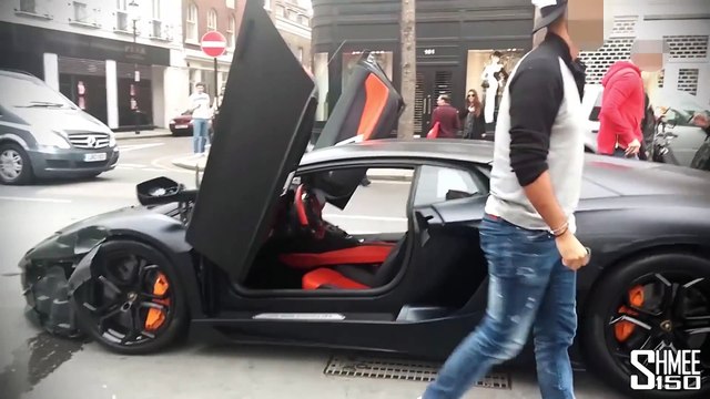 Il éclate sa Lamborghini Aventador en doublant comme un débile