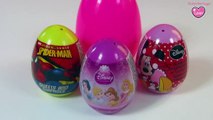 Disney Princess, Spiderman, Mickey Mouse, Surprise Toys Surprise Eggs Disney Collector