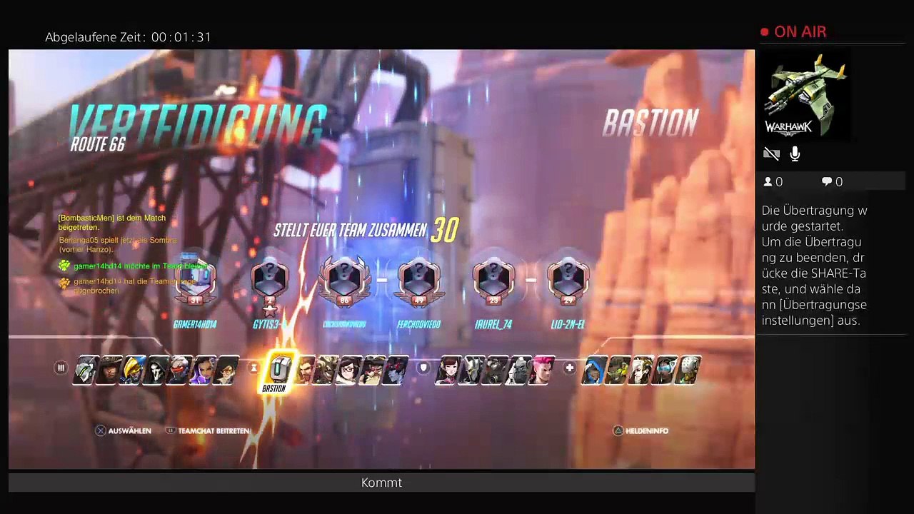 Overwatch live steam Gamer14 (6)