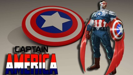 CAPTAIN AMERICA Finger Family-sara kids
