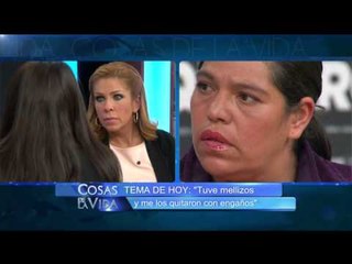 Tuve mellizos y me los quitaron con engaños