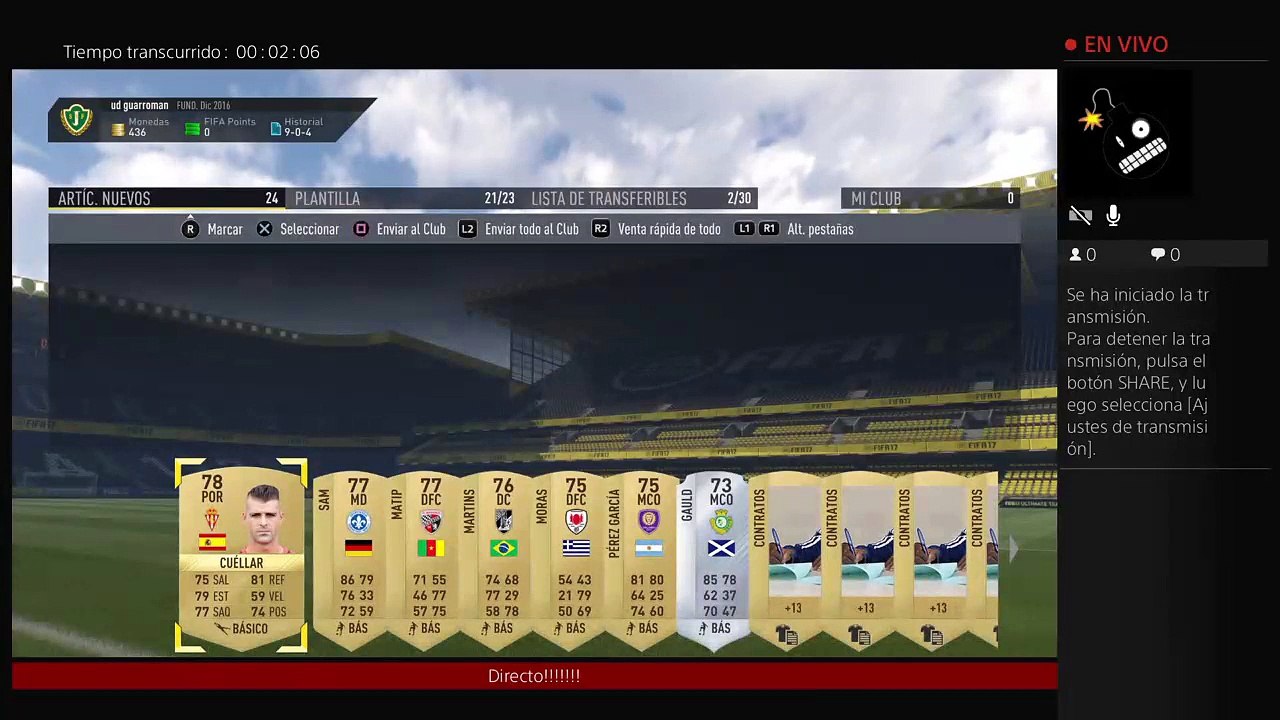 Primer Directo FIFA 17